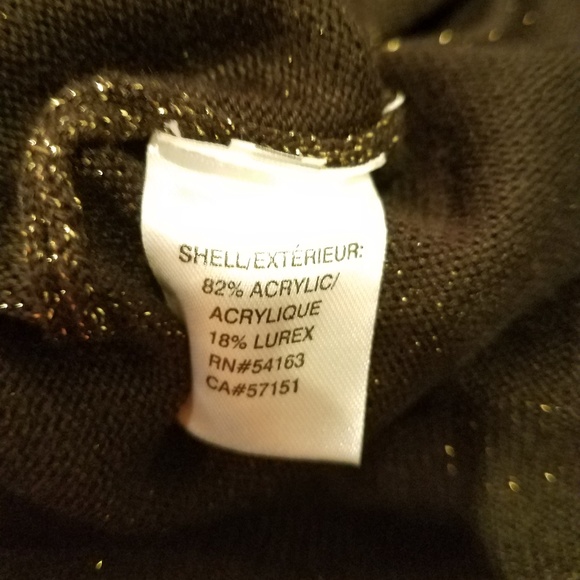 NWT Andrew Marc New York Black Gold Dress size S - Picture 7 of 8